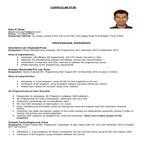 Ram_resume | PDF