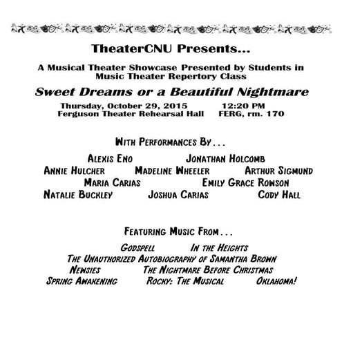 Showcase program 10-29-15 | PDF
