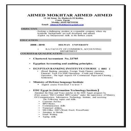 Ahmed Mokhtar CV (1)