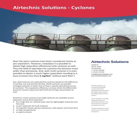 Airtechnic Solutions cyclones