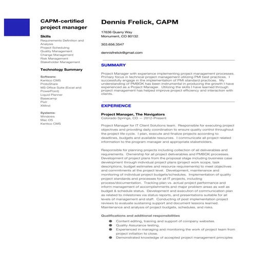 DennisFrelicksResume