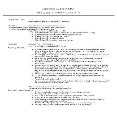 jeannette resume 2012