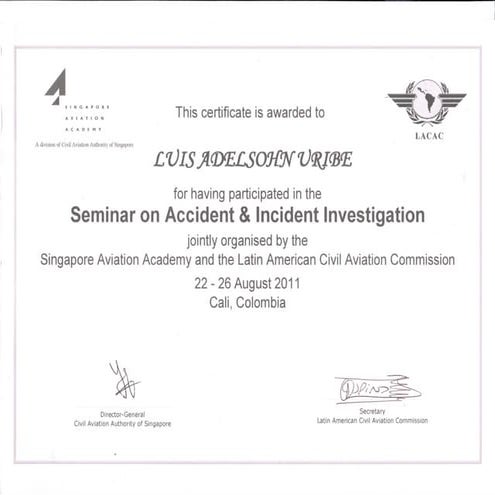 Seminar on Accident Investigation