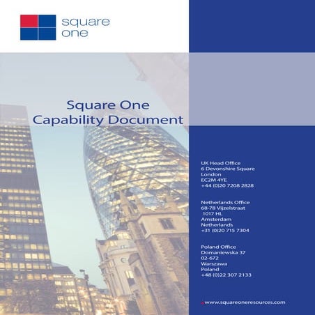 Square One All Practice Capability 2015