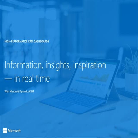 Microsoft Dynamics CRM User Dashboards eBook_2016