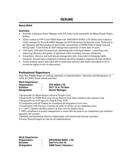 RESUME