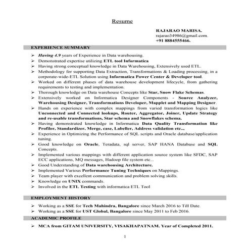 Resume_Informatica&IDQ_4+years_of_exp