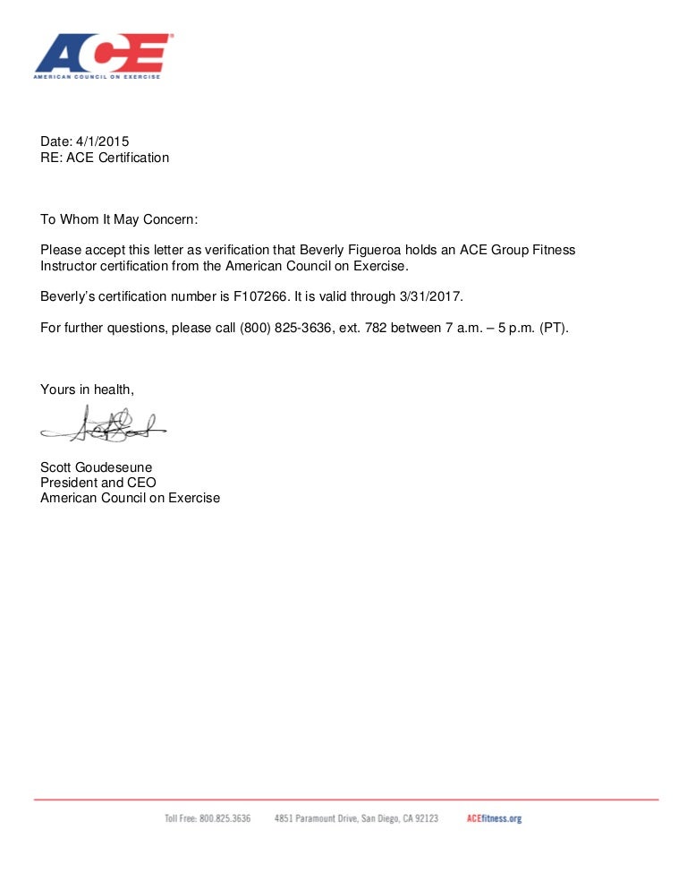 American Council On Exercise Group Fitness Instructor