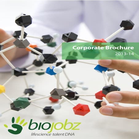 Biojobz Corporate Brochure | PDF