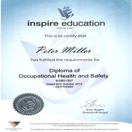 Diploma OHS