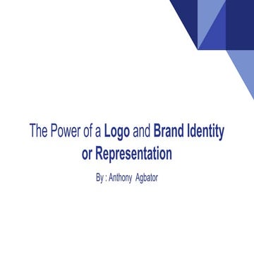 The power of a logo and brand representation