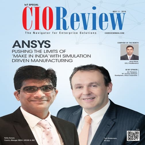 ANSYS Cover Story- CIO Revew-IoT May 2016
