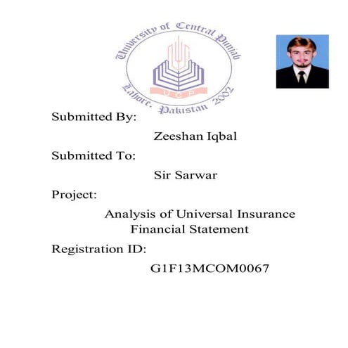 Analysis of Financial Statement