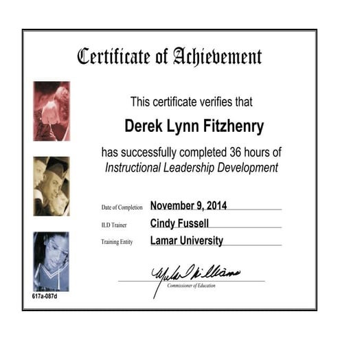 ILD Certificate