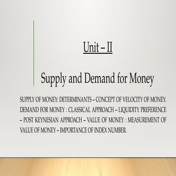 E644 Supply and Demand for Money  by A. Royal Edward Williams.pptx