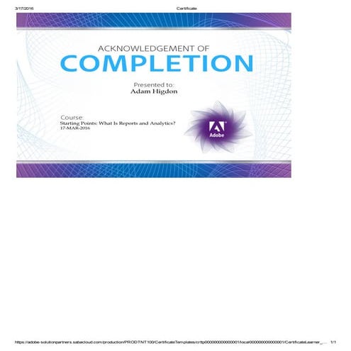 Adobe Analytics What is Reports and Analytics | PDF