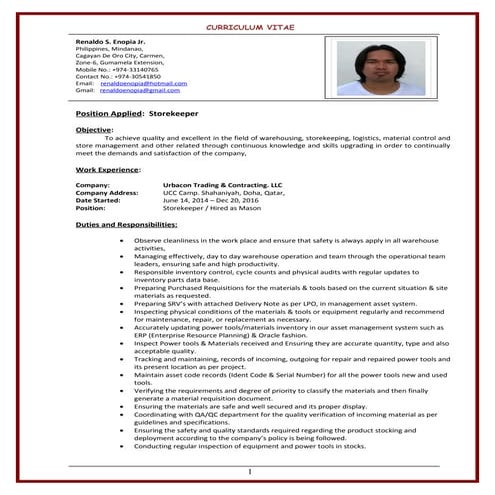 MY CV | DOC