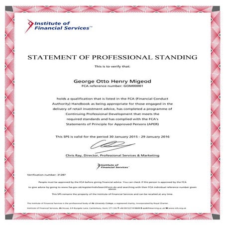 CFC Certificate | PDF