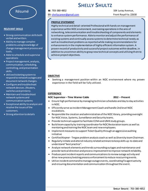 Shelly resume