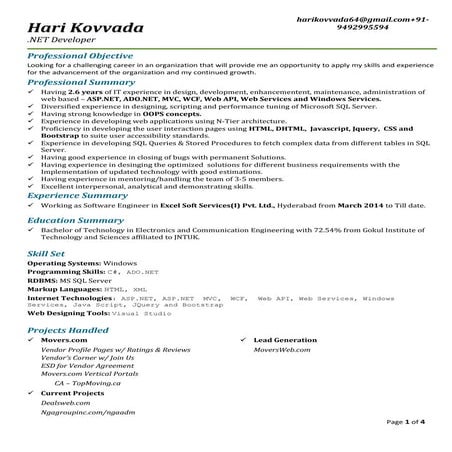 Hari Kovvada ( .NET Programmer)