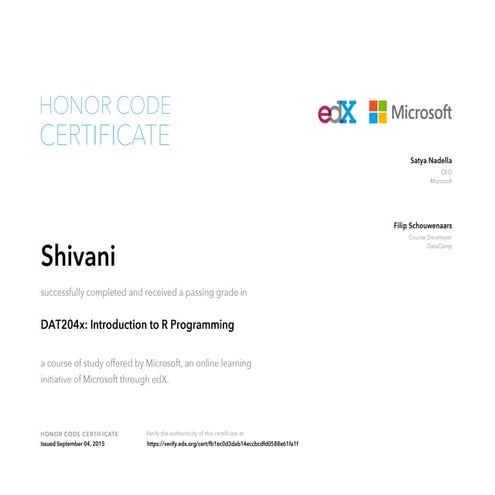 Certificate | PDF