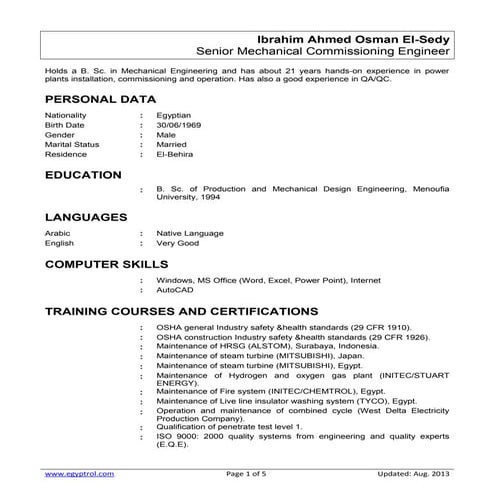 AF Resume Feb 2015 | PDF