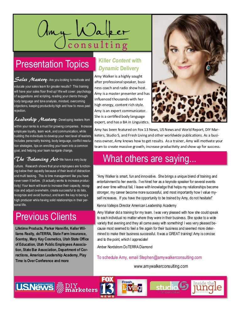 speaker 1 sheet free one sheet template