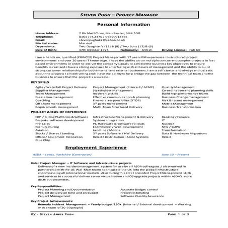 Steve Pugh CV June 2015 v1.7