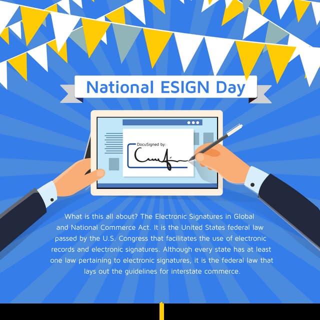 Celebrate National ESign Day with DocuSign