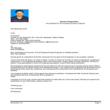 RANGANATHAN SHANKAR RESUME WITH CL