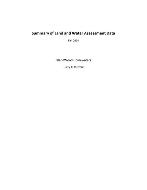 L&W IW-HW report F14