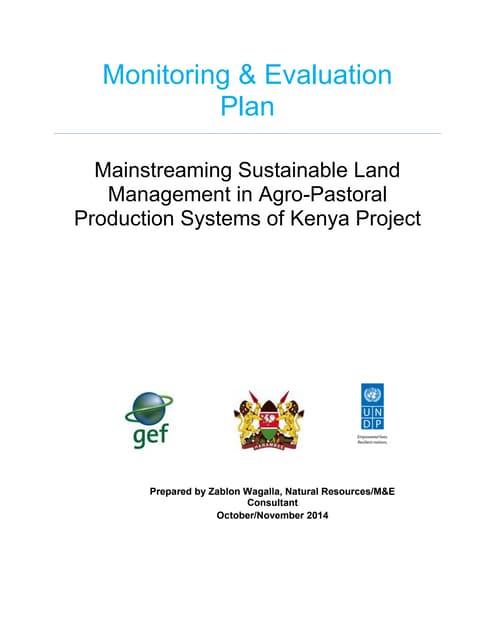 MnE_Plan_UNDP-SLM PROJECT FINAL (1)