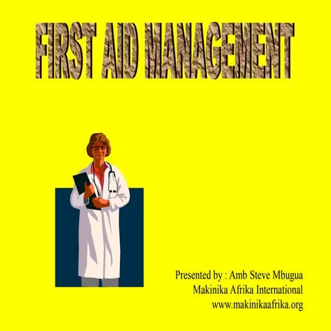 Fisrt Aid Management