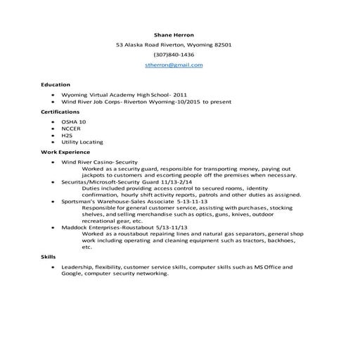 Resume | DOCX