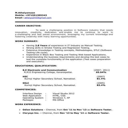 Atheiya resume 9-14