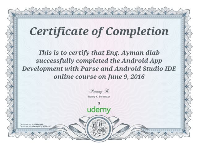 android studio certification