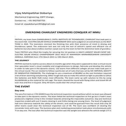 Vijay_Dobariya_Solar_car