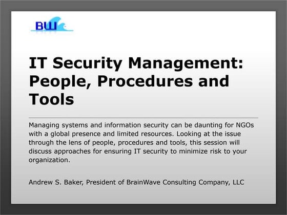 Security Procedures | PDF