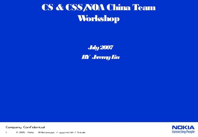 CS &NOA China Workshopnew