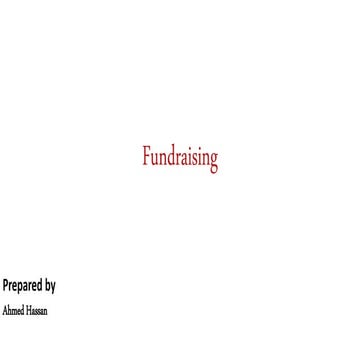Fundraising
