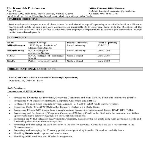 kaustubh resume- Updated
