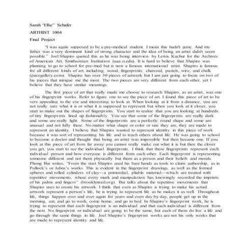 final paper-joel shapiro