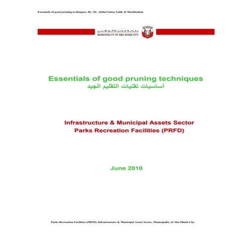 Essentials of good pruning techniques - 2010