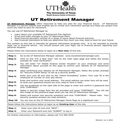 Retirement Checklist | PDF