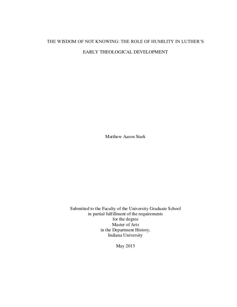 Master s Degree Thesis