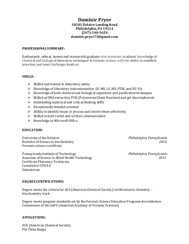 Entry level phd resume