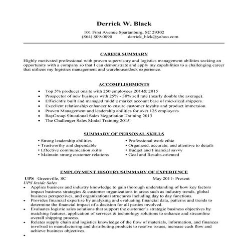 Derrick Resume 2016