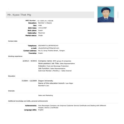 Prashant - CV gulf | PDF