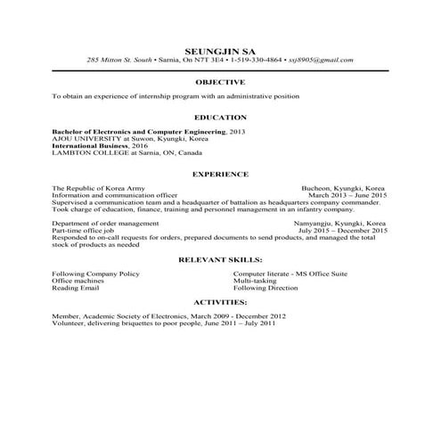 Resume - SA | DOCX