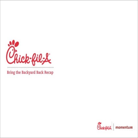 Bring the Backyard Back Recap